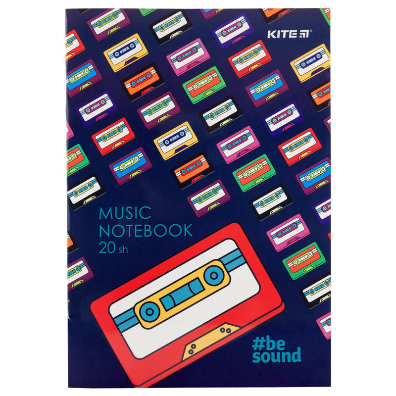 

Тетрадь для нот А4 20 листов Kite BeSound K19-404-1, 41763