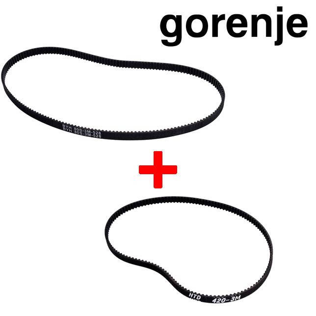 

Комплект ремни на хлебопечку Gorenje BM1200BK (528-3M-8 + 420-3M-6)