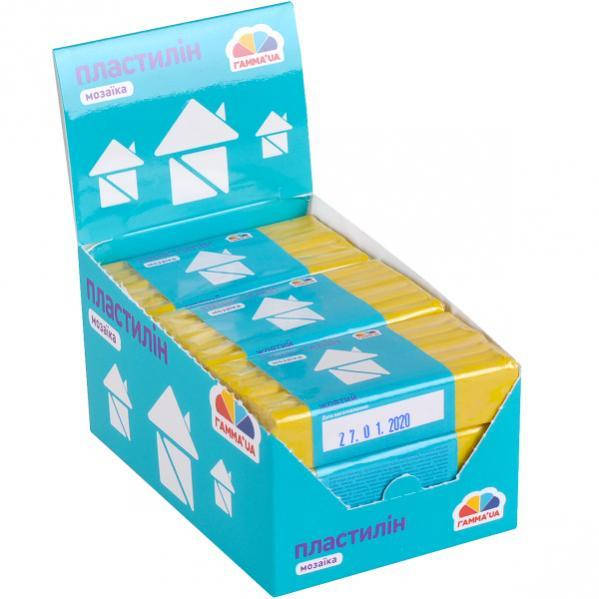 

Пластилин "Мозаїка" Желтый 50 г "Гамма"