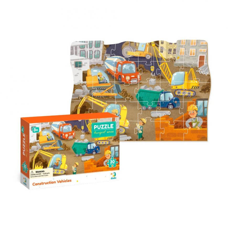 

Пазл DoDo "На стройплощадке" 30 эл. 300373, Vse-detyam