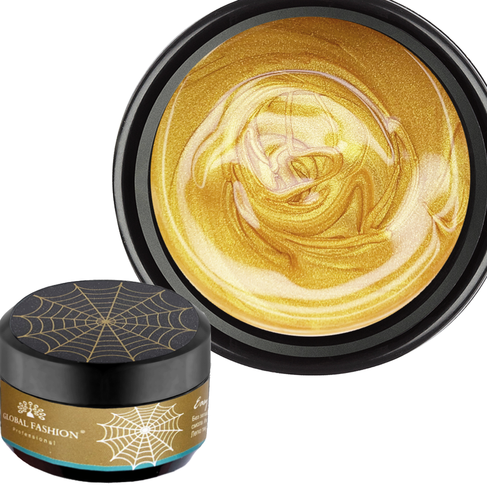 

Гель-паутинка Global fashion золото, 5 г, Золотистый