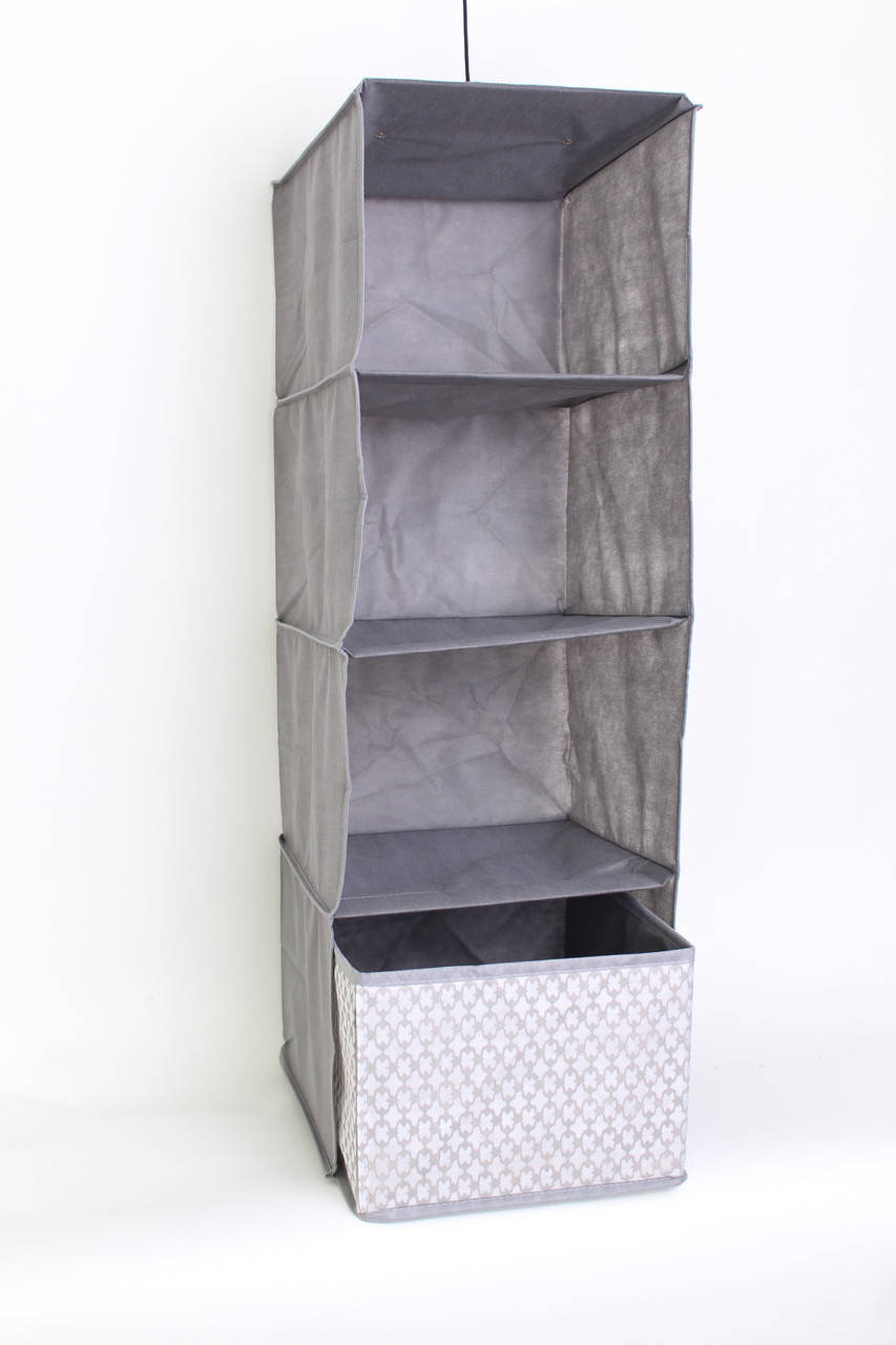 

Органайзер HOME вертикальный 4 уровня 30*30*84см, French Grey (485548-RO), Серый