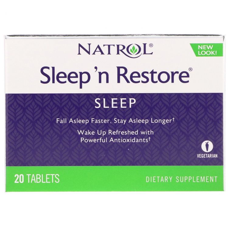 

Здоровый сон, Natrol, 20 таблеток (NTL-00502)