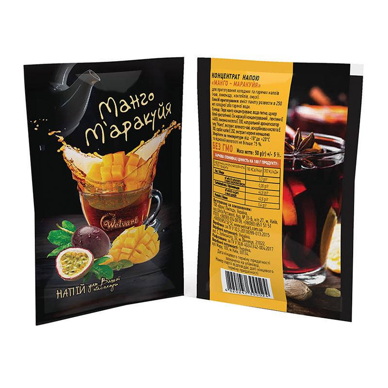 

Концентрат напитка "Манго Маракуйя", 50г (20)