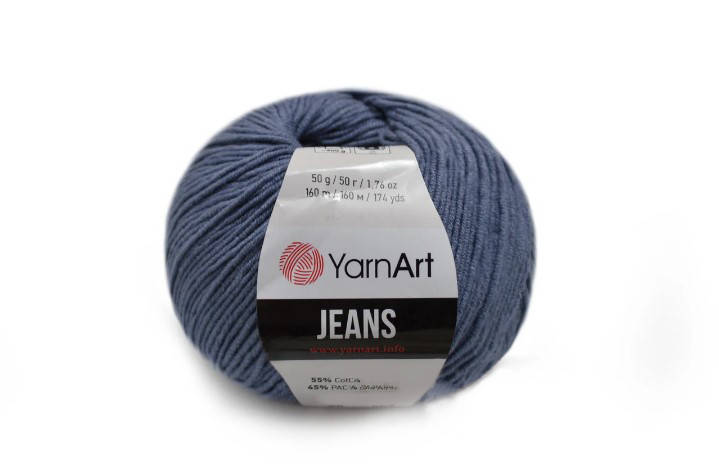 

YarnArt Jeans, Графит New №68, Серый
