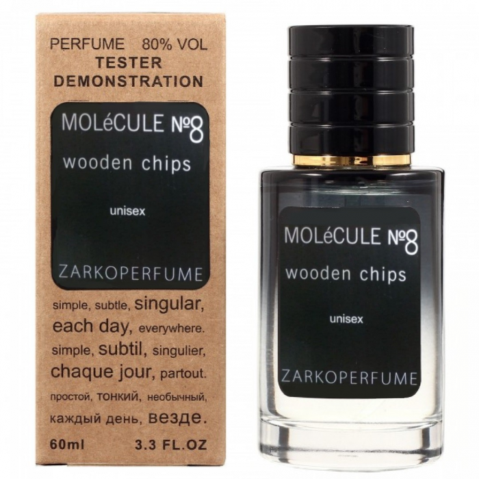 

Zarkoperfume MOLeCULE №8 Wooden Chips TESTER LUX, унисекс, 60 мл