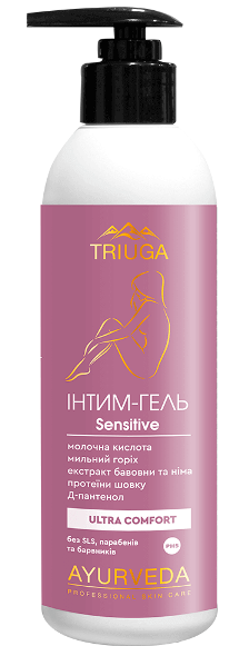 

Гель для интимной гигиены аюрведический Sensitive Триюга, 300мл