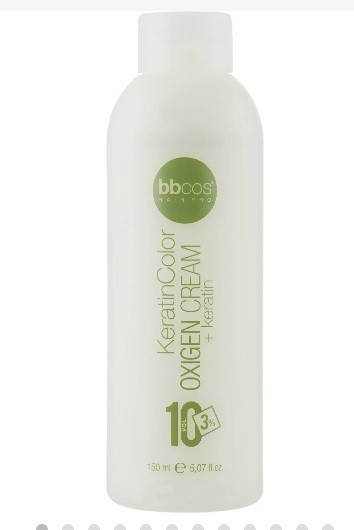 

Окислитель кремообразный 3% BBcos Keratin Color Oxigen Cream 10 Vol, 150мл