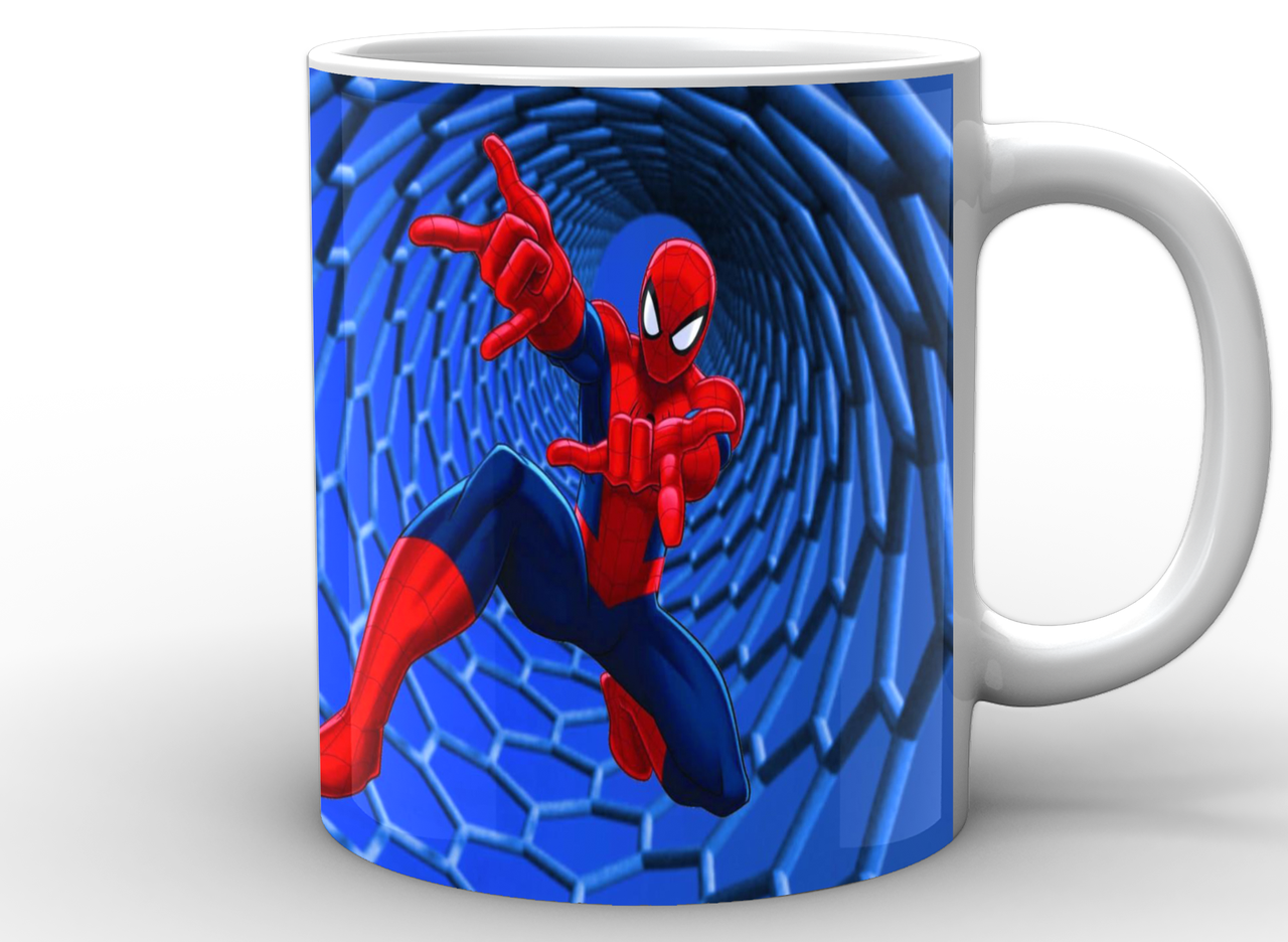 

Кружка GeekLand Человек-Паук Spider-Man мультфильм SM.02.018, Белый