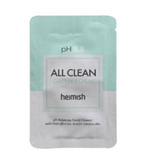 

Пенка для умывания с pH 5.5 Heimish All Clean Green Foam, 2 мл