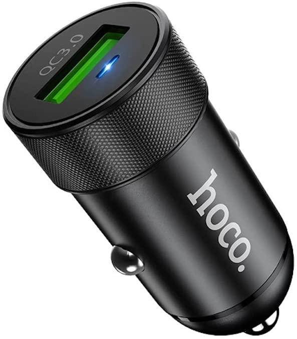 

HOCO Z32 - Ускоренное автомобильное зарядное устройство с одним портом QC3.0 - Чёрный