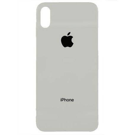 

Задня кришка (скло) iPhone X silver (big hole)