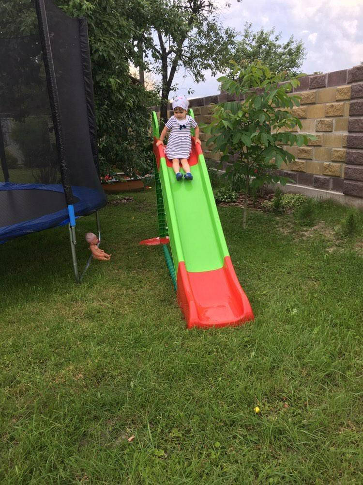 

Детская горка ТМ Долони 014550/9 большая детская пластиковая DOLONI-TOYS пластиковая, Зелёный