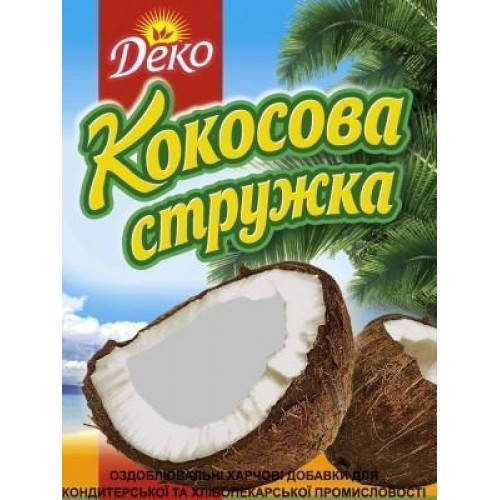 

"ДЕКО" Кокосова стружка 20г (біла) (1*20/120), Белый