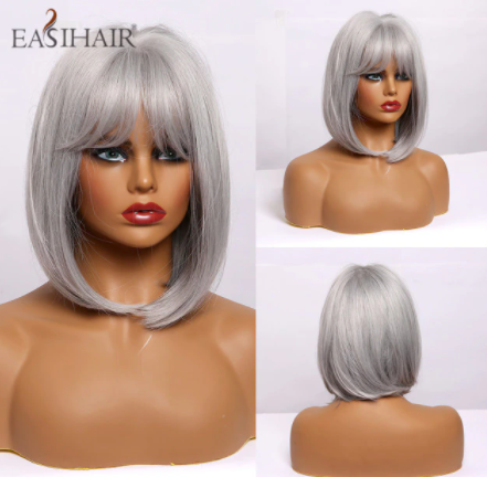 

Парик каре термостойкий без Искусственного Блеска EASIHAIR ss180-2