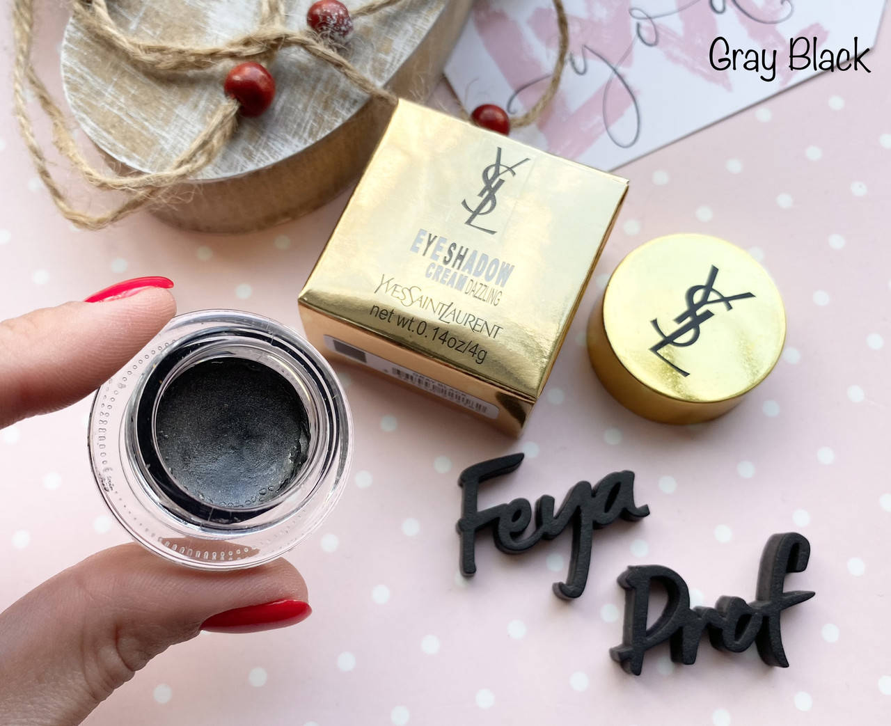 

Тени кремовые Gray Black