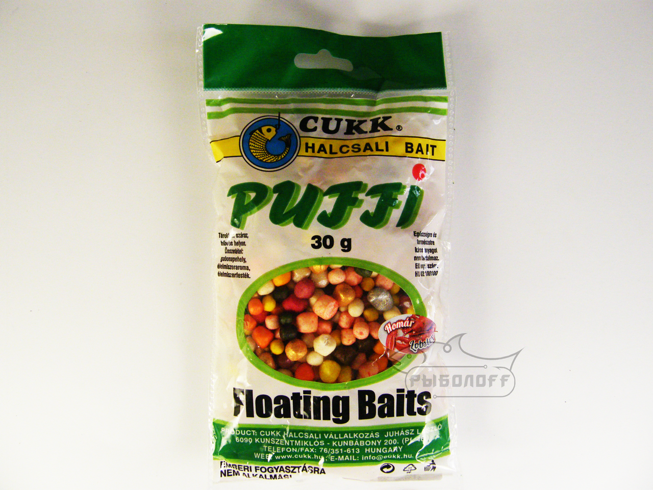 

Воздушное тесто CUKK Puffi со вкусом лобстера mix размеров 30г