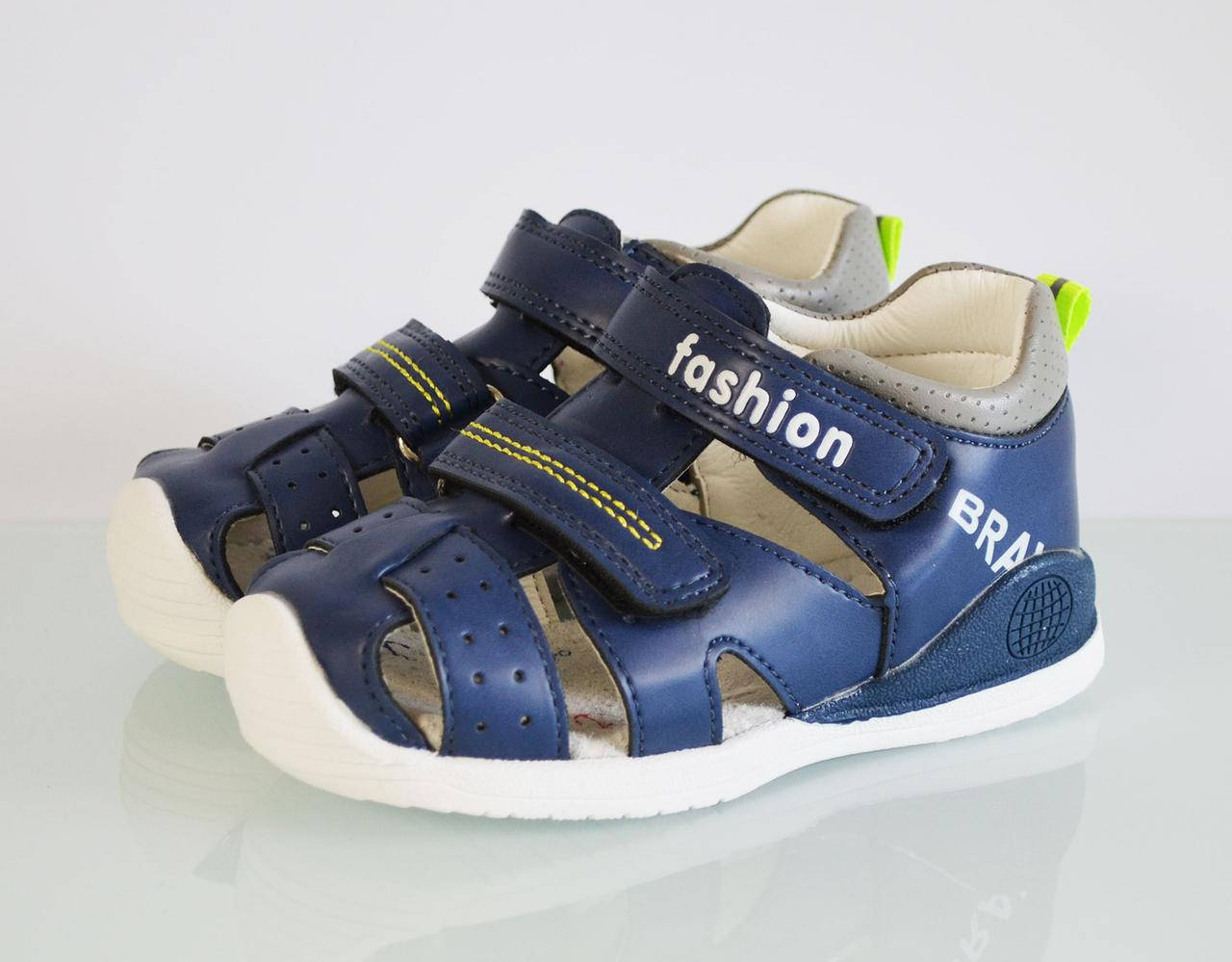 

Летние босоножки для мальчика защитой носка и супинатором Jong Golf 20-25 размер. Модель 2977-17 22, 14,5см