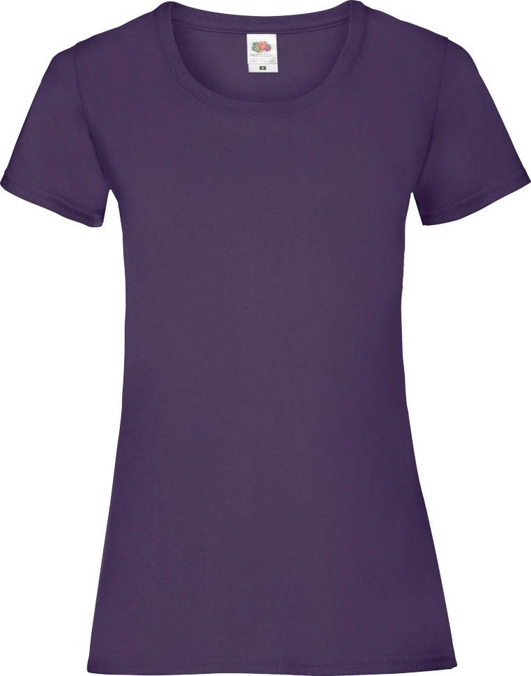 

Футболка Fruit of the Loom Valueweight Ladies (Фиолетовый XL)