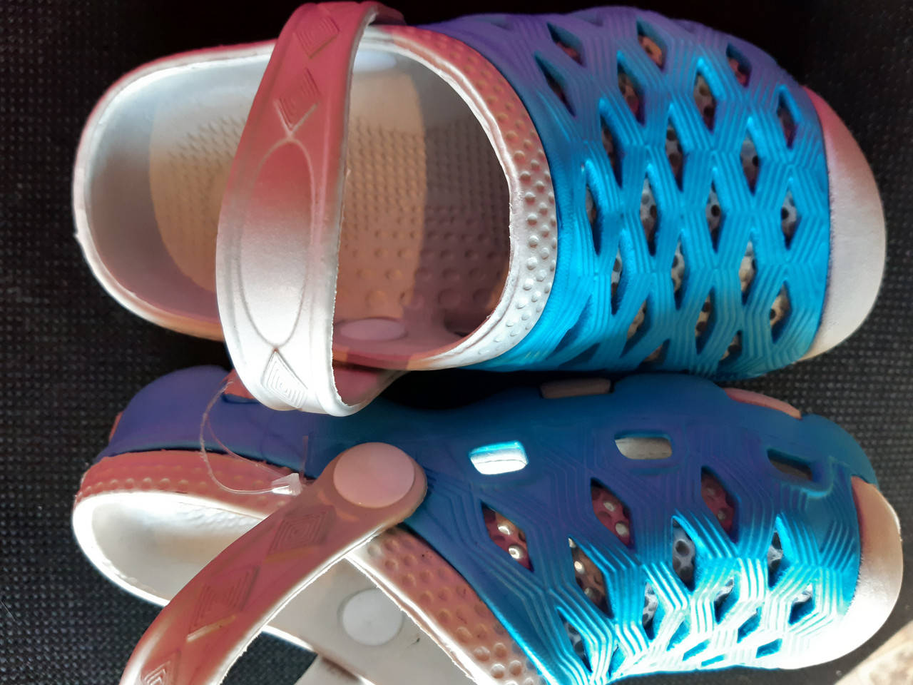 

Кроксы детские "Непоседа", сине-серые, 26-36 размеры. 34-35