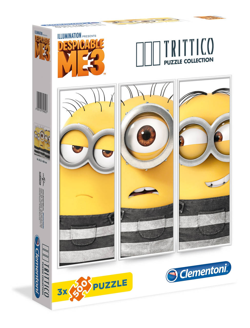 

Пазл Clementoni - Міньйони, 3х500 дет., Clementoni