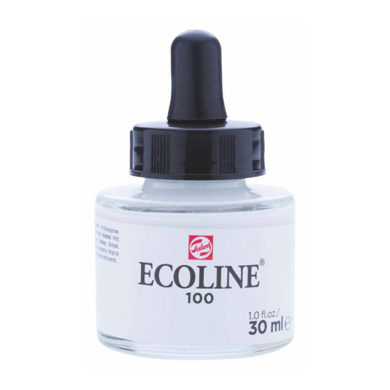 

Краска акварельная жидкая Ecoline (100), Белая, 30 мл, Royal Talens, Белый