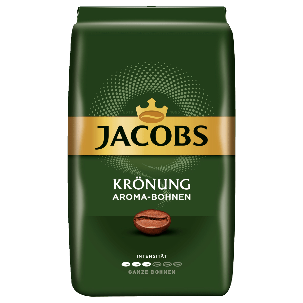 

Кофе в зернах арабика средней обжарки Jacobs Kronung Aroma-Bohnen, 500г, Голландия