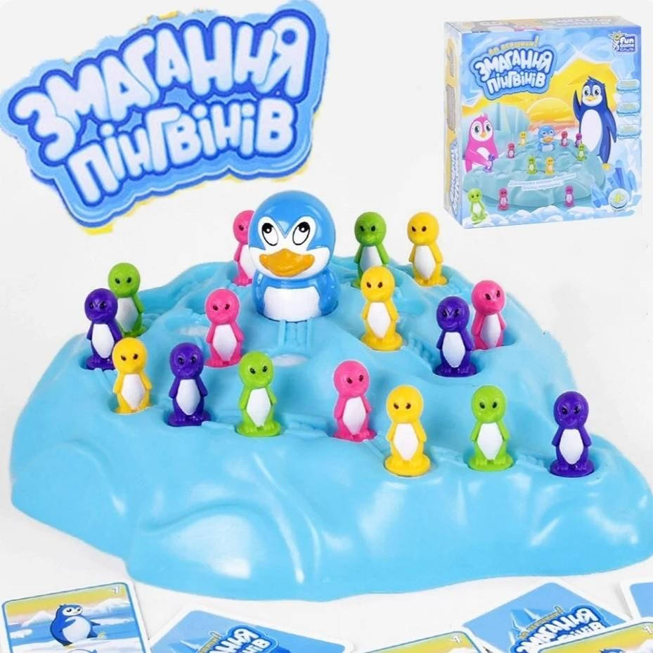 

Настольная игра для детей "Змагання Пінгвінів" Fun Game 93296