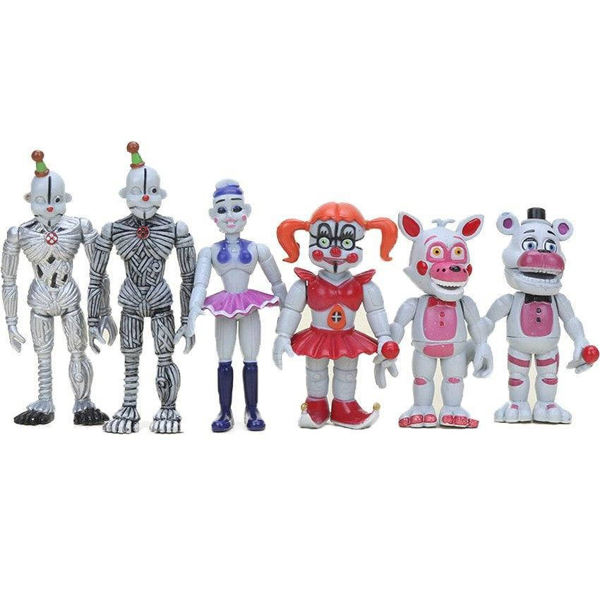 

Игровой набор Пять ночей у Фредди, Локация сестры, 6В1, 9-12 см - Five nights at Freddy`s Sister Location