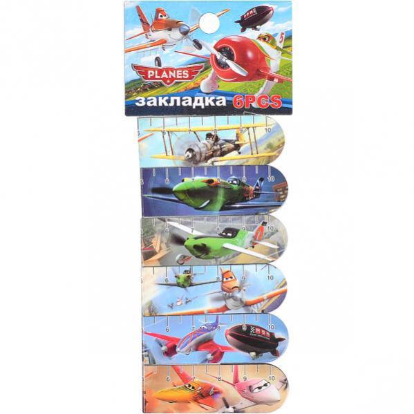 

ЗАКЛАДКА-МАГНИТ 6 ШТУК «САМОЛЕТ» «С»