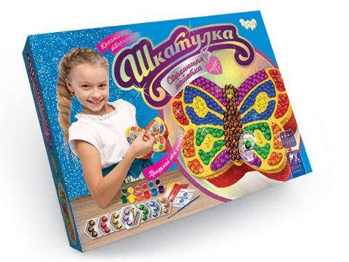 

Набор для творчества "Сверкающая пайетка" шкатулка своими руками" Dankotoys (SHR-01-04)