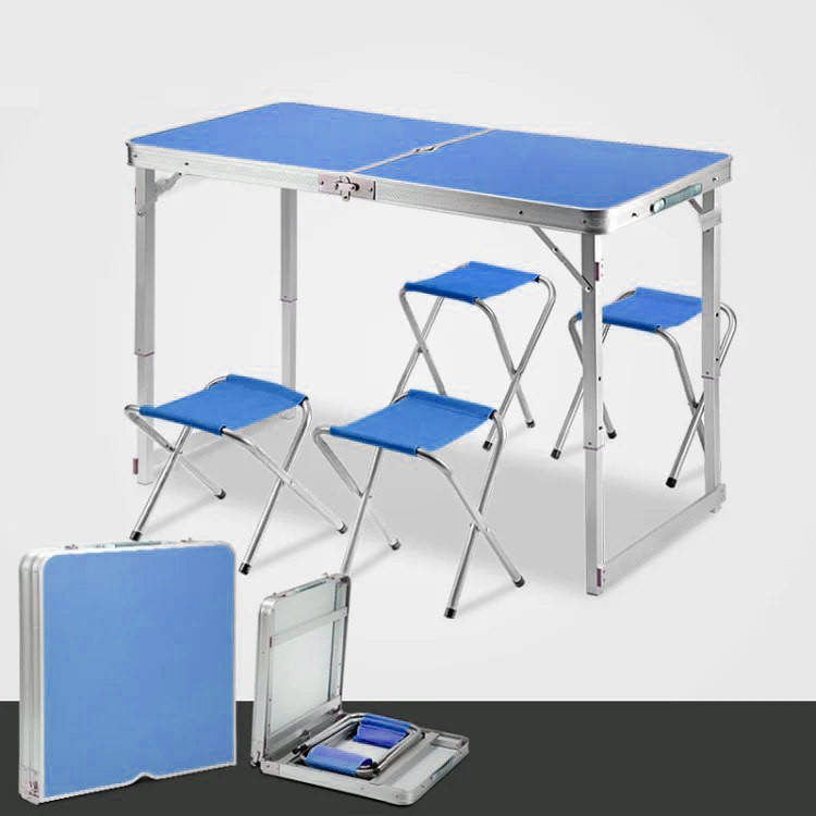 

Стол и стулья для пикника Folding Table Синий
