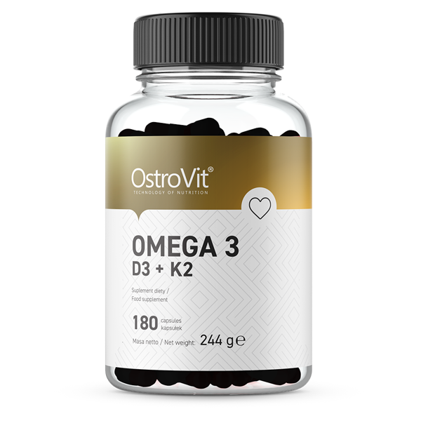 

Omega 3 D3 + K2 OstroVit 180 капсул
