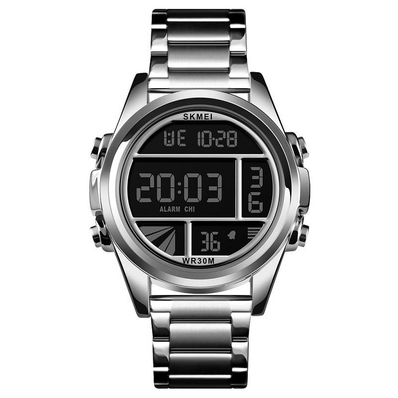 

Skmei 1448 indigo серебристые мужские спортивные часы
