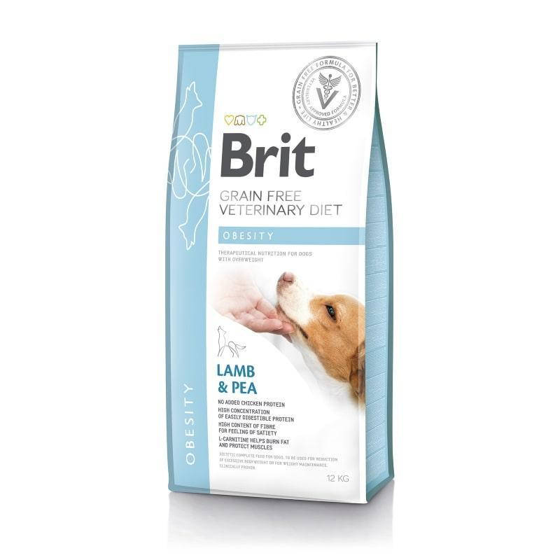 

Brit Veterinary Diet Dog Grain free Obesity 12кг - беззерновая диета при ожирении