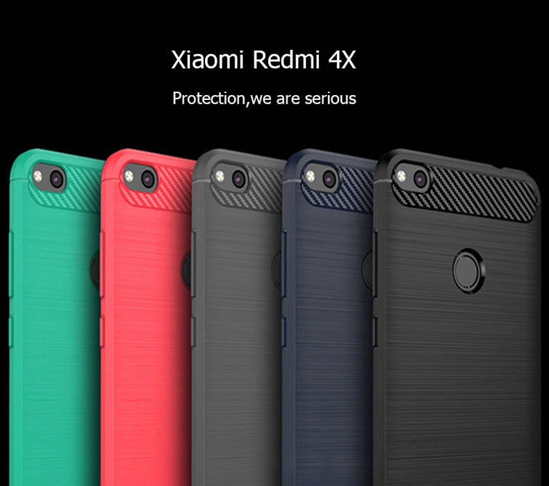

TPU чехол накладка Urban для Xiaomi RedMi 4X (красный ), Разные цвета