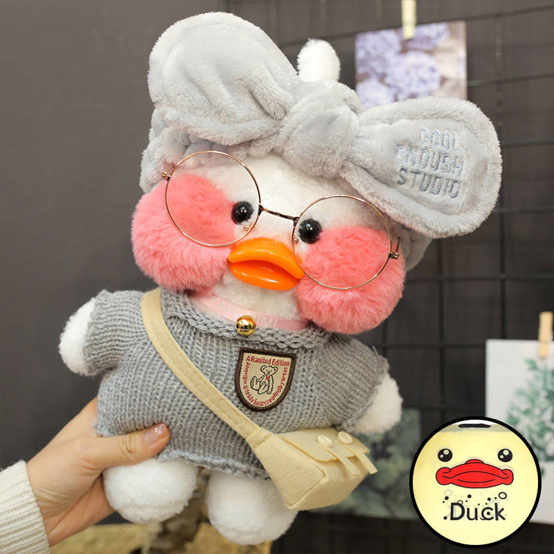 

Утка лалафан ОРИГИНАЛ - Lalafanfan Уточка Мягкая игрушка Cafe mimi duck