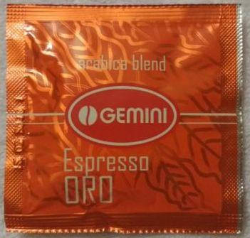

Кофе в чалдах (монодозах) Gemini Espresso ORO 100шт чалдовый 100% Арабика