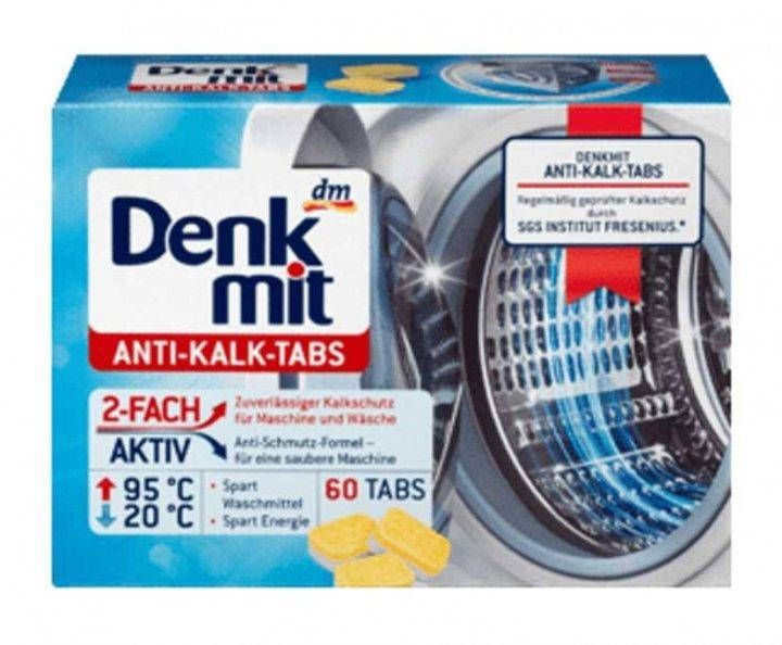 

Таблетки для чистки стиральной машины Denkmit, 60 шт. Германия