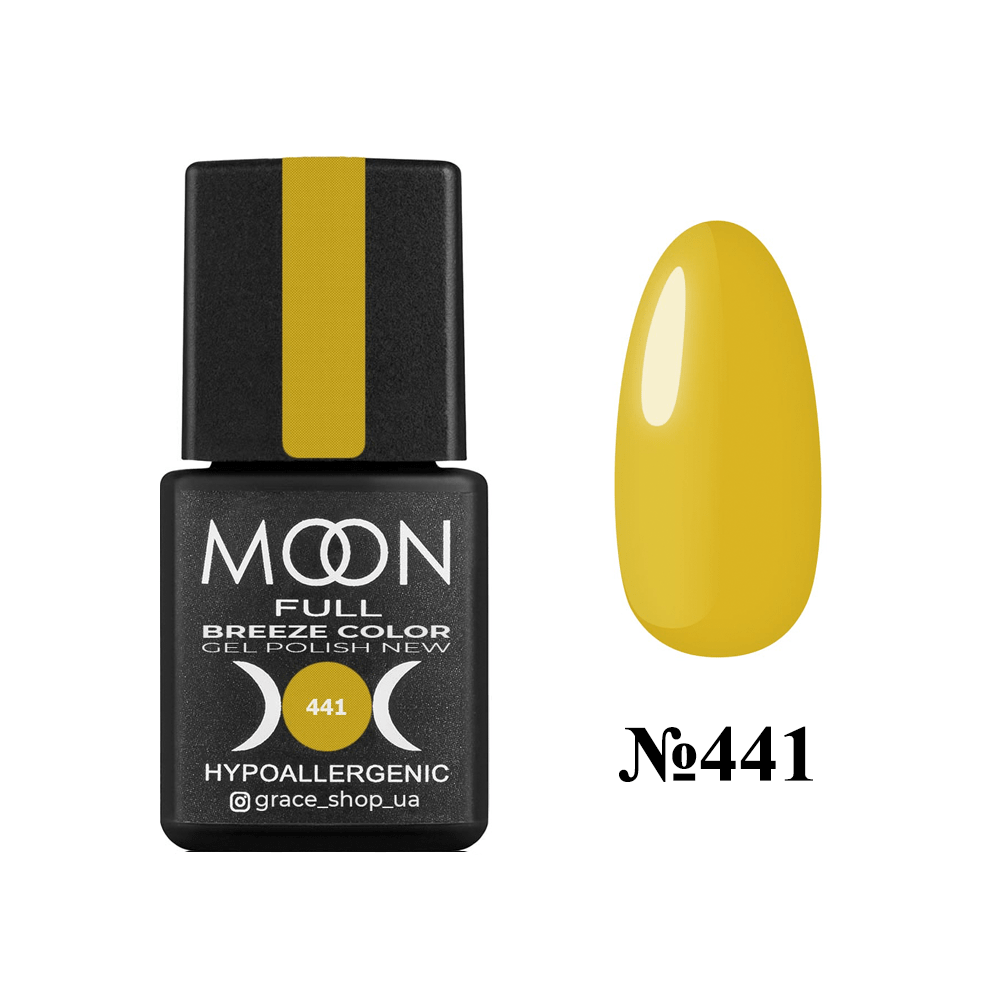 

Гель-лак Moon Full Breeze Color № 441 (горчичный желтый, эмаль), 8 мл