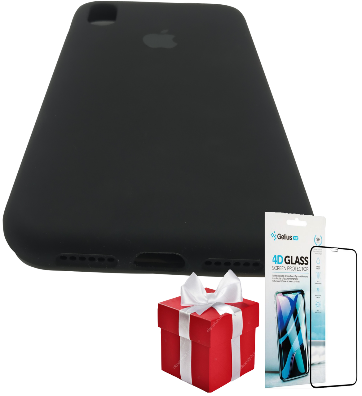 

Чехол Original Full Soft Case for iPhone XS Max Black, Черный