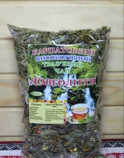 

Карпатский чай "Долголетие" 100гр.