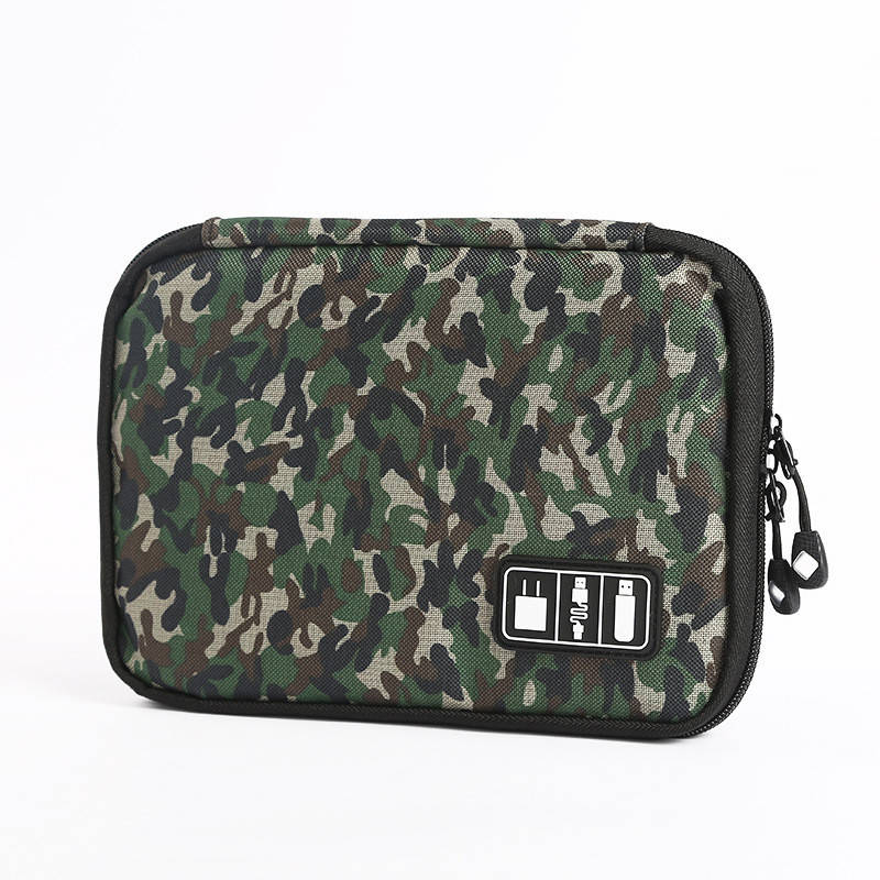 

Дорожный органайзер для зарядок, проводов и кабелей. Камуфляж (GP)
