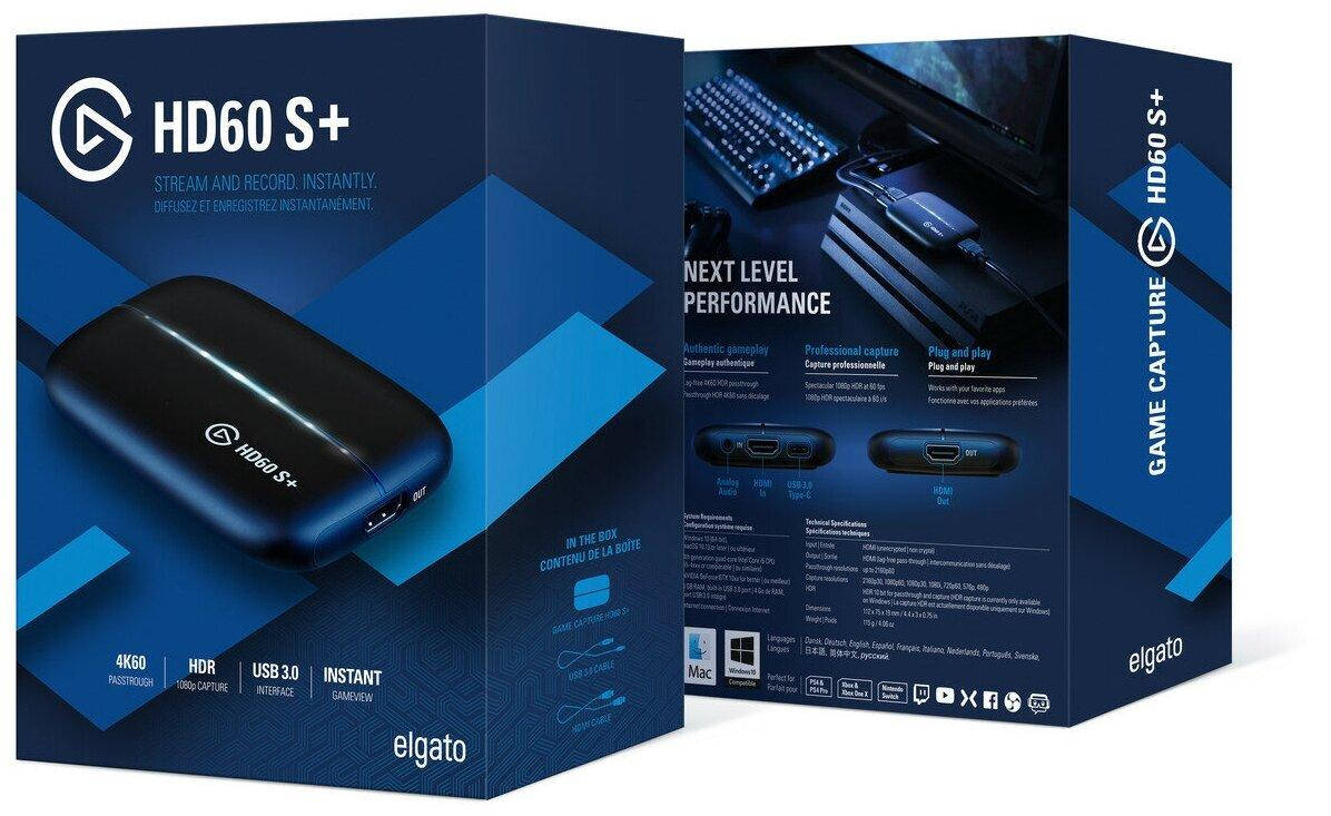 

Устройство видеозахвата ELGATO Game Capture HD60 S+ (10GAR9901)