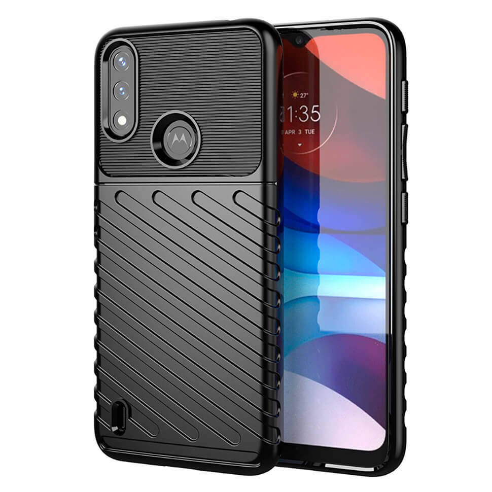 

Чехол Lenuo Thunder для Motorola E7 Power / E7i Power Black, Черный