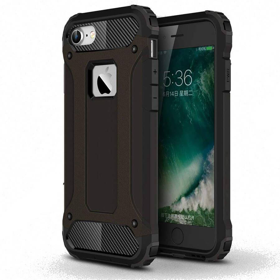 

Бронированный противоударный TPU+PC чехол Immortal для Apple iPhone 7 / 8 / SE (2020) (4.7") Черный