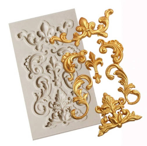 

Молд кондитерский абстракция - размер молда 9,5*5,5см, силикон