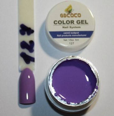 

Гель краска для покрытия и прорисовки ногтей сосо ( 127)