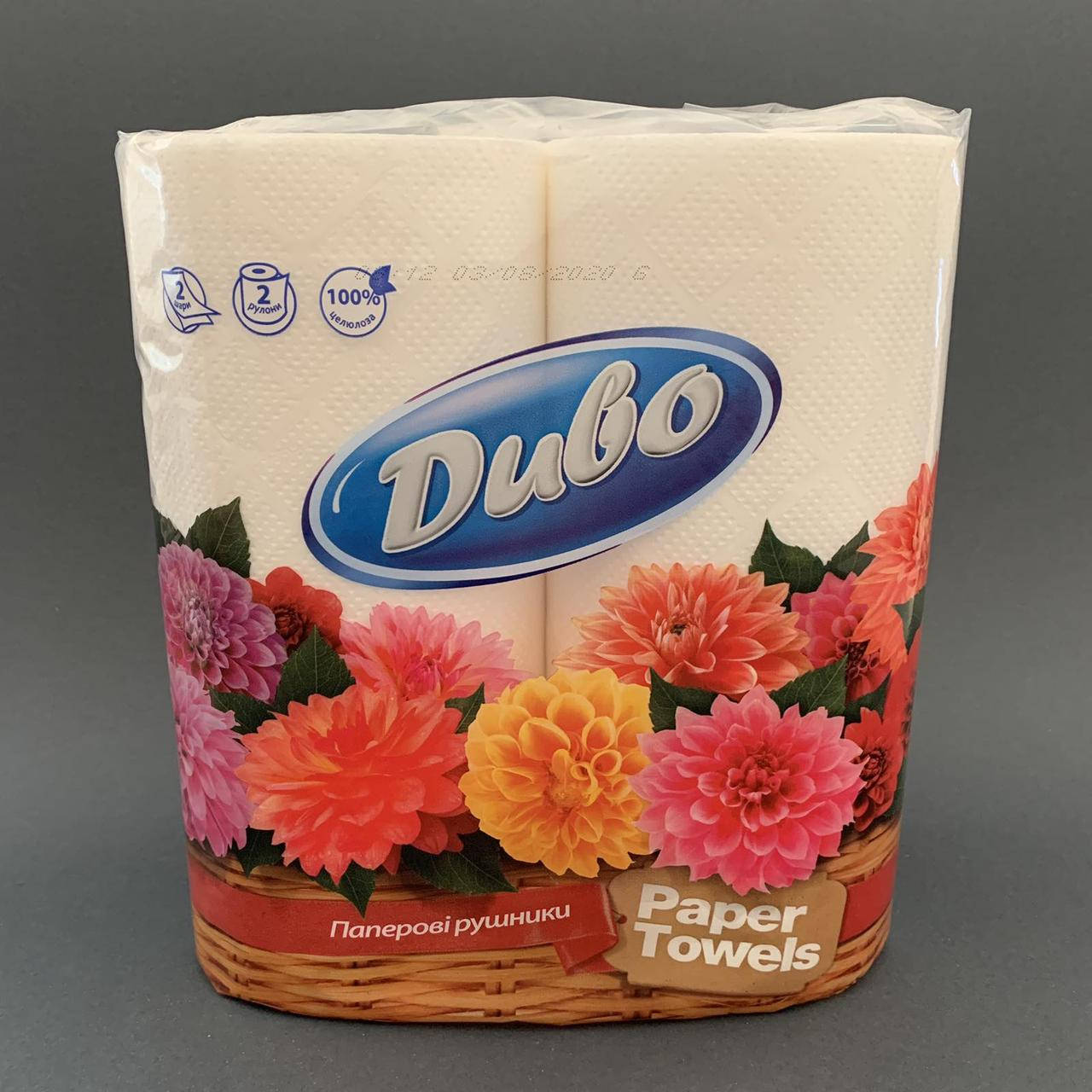 

Бумажные полотенца ДИВО на гильзе из целлюлозы 2 шт, Белый