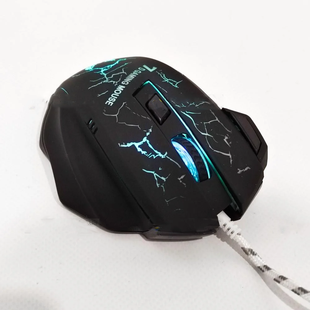 

Игровая проводная оптическая мышь GAMING MOUSE X7 с подсветкой, Черный